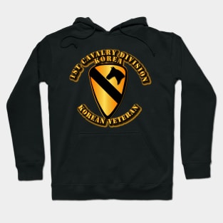 1st Cavalry Division - Korea Svc Vet Hoodie